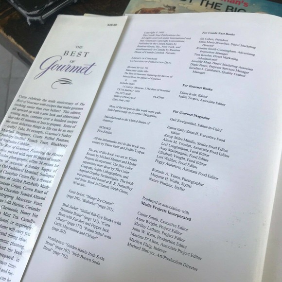 The Best of Gourmet Magazine 1995 HC First Edition - Picture 7 of 8